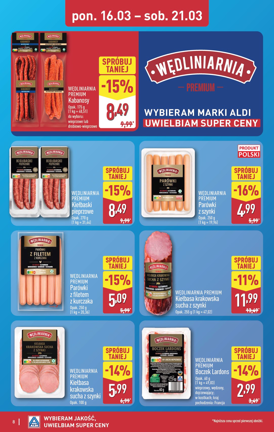 aldi - Gazetka ALDI - ważna od 16.03.2026 do 21.03.2026 - page: 8