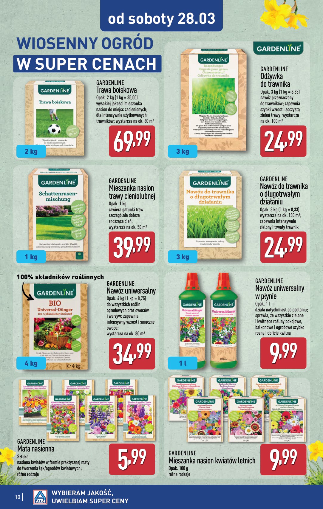 aldi - Gazetka ALDI - Artykuły przemysłowe i tekstylia - ważna od 25.03.2026 do 28.03.2026 - page: 10
