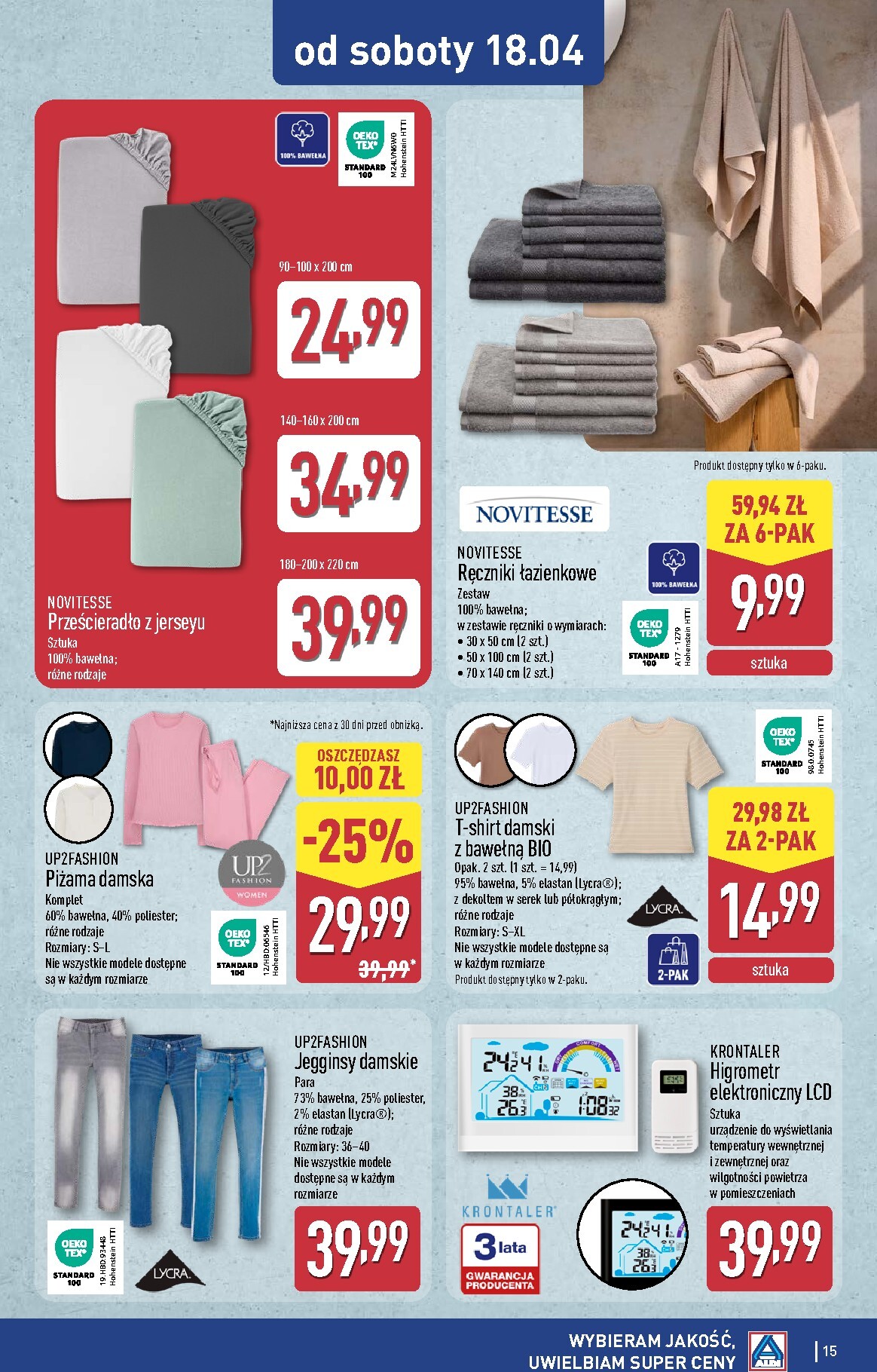 aldi - Nowa gazetka ALDI - Sportowa Moda ważna od 15.04.2026 do 18.04.2026 - page: 15