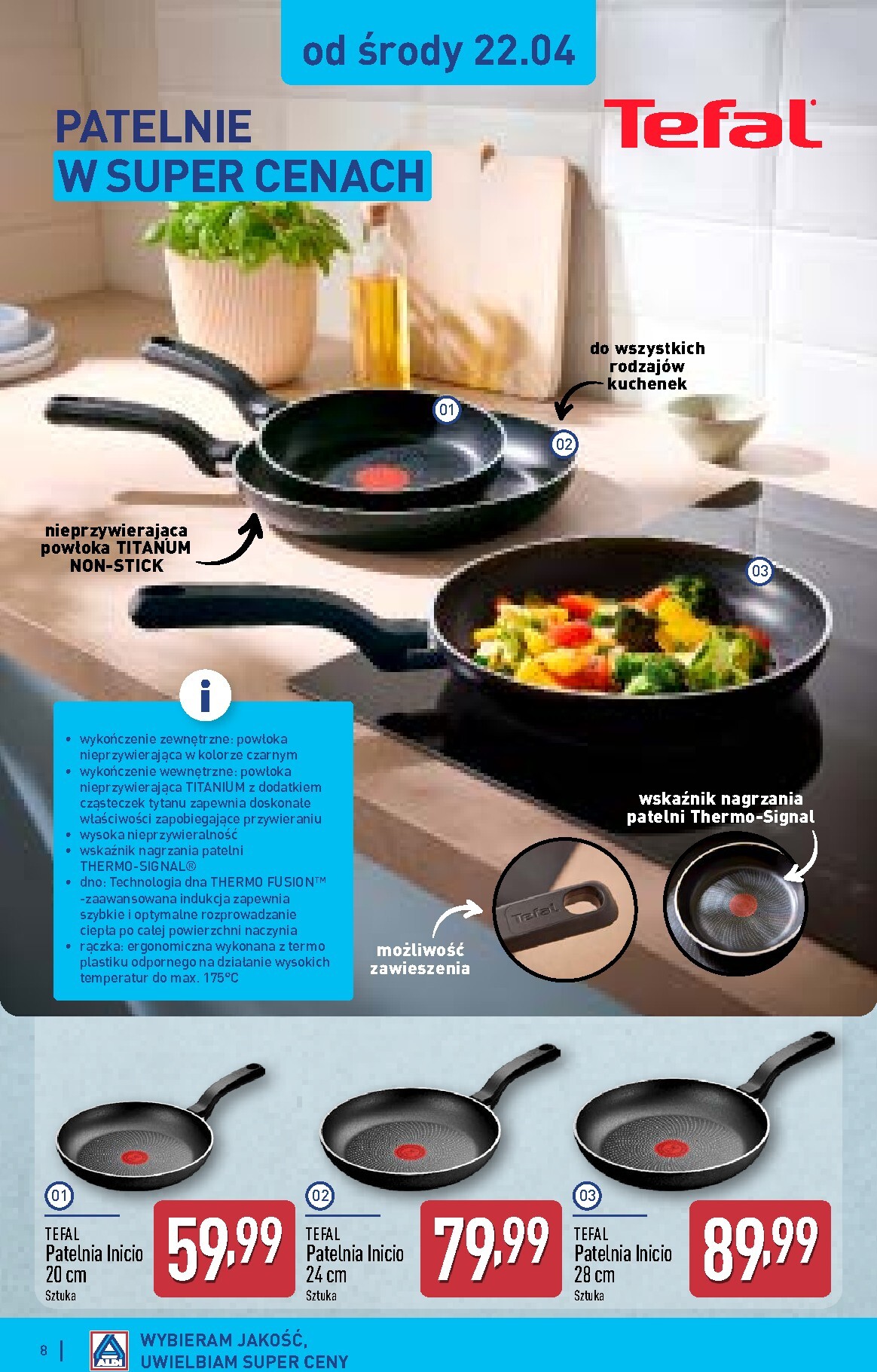 aldi - Nowa gazetka ALDI - Akcesoria Kuchenne ważna od 22.04.2026 do 25.04.2026 - page: 8