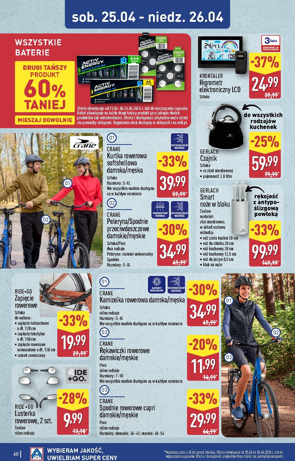 aldi - Aktualna gazetka ALDI ważna od 20.04.2026 do 26.04.2026 - page: 40