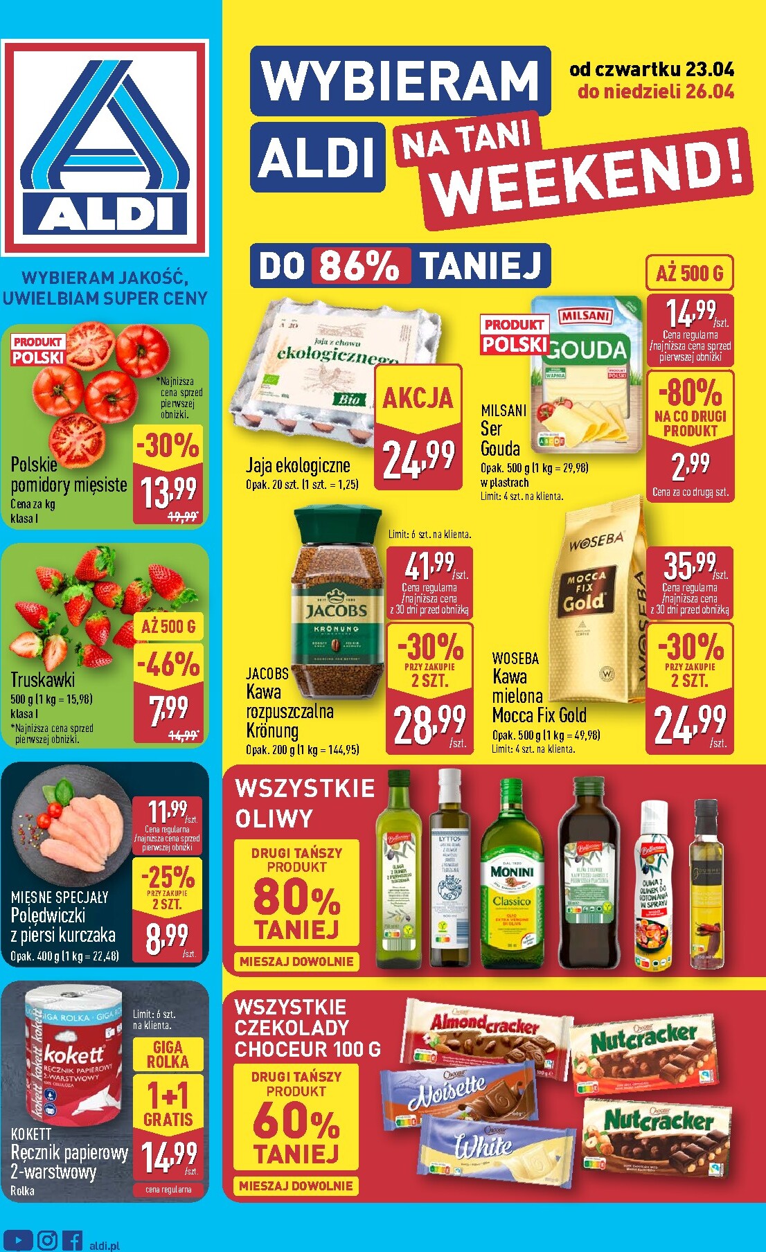 aldi - Nowa gazetka ALDI - Weekend ważna od 23.04.2026 do 26.04.2026