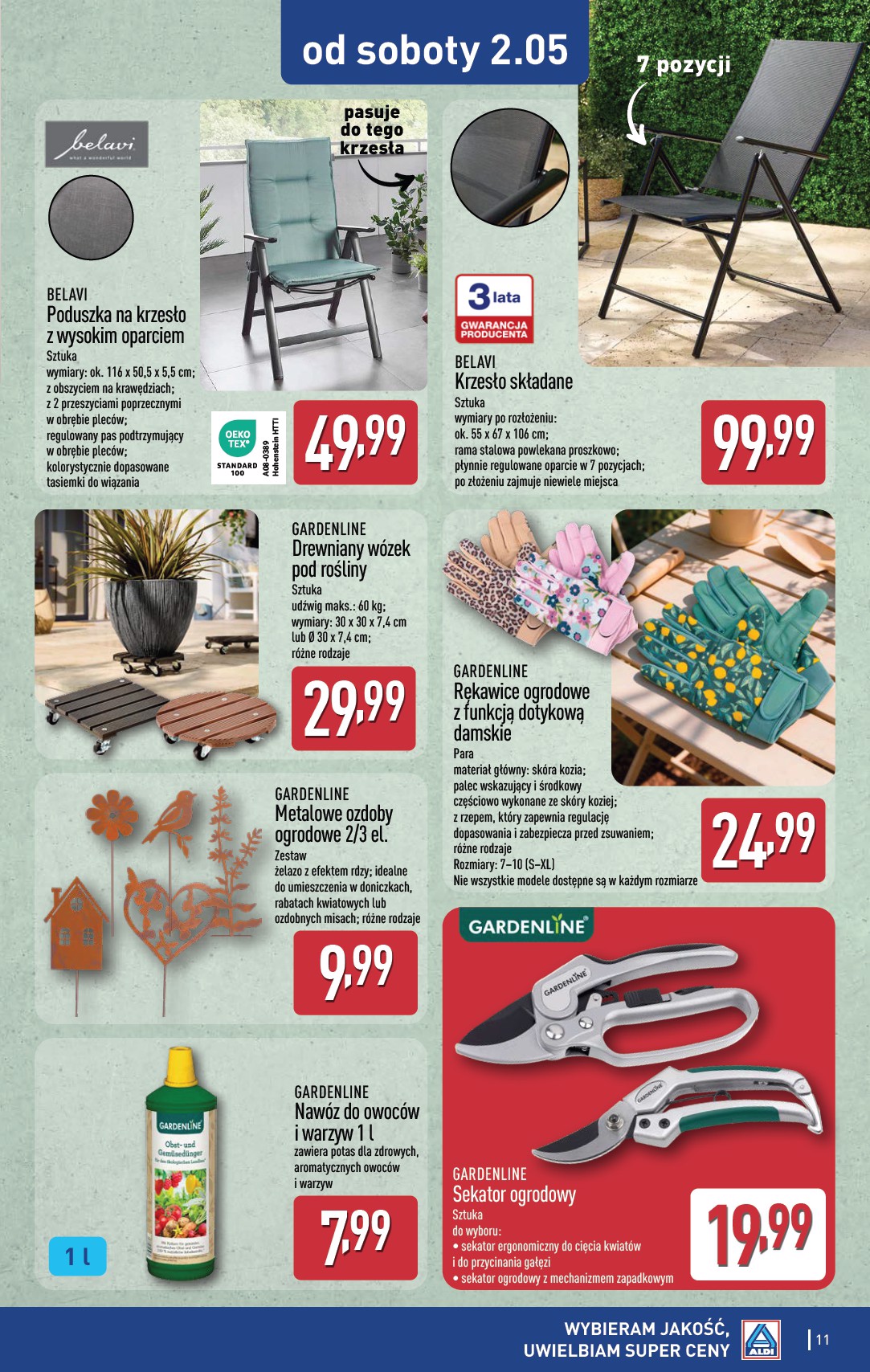 aldi - Nowa gazetka ALDI - Artykuły przemysłowe i tekstylia ważna od 29.04.2026 do 02.05.2026 - page: 11