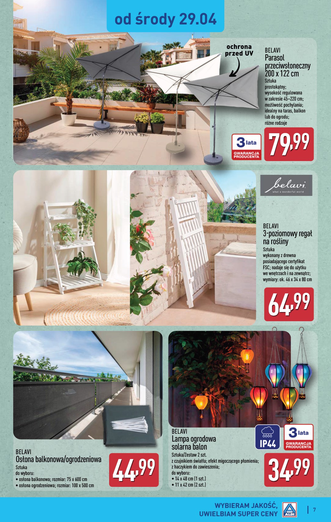 aldi - Nowa gazetka ALDI - Artykuły przemysłowe i tekstylia ważna od 29.04.2026 do 02.05.2026 - page: 7