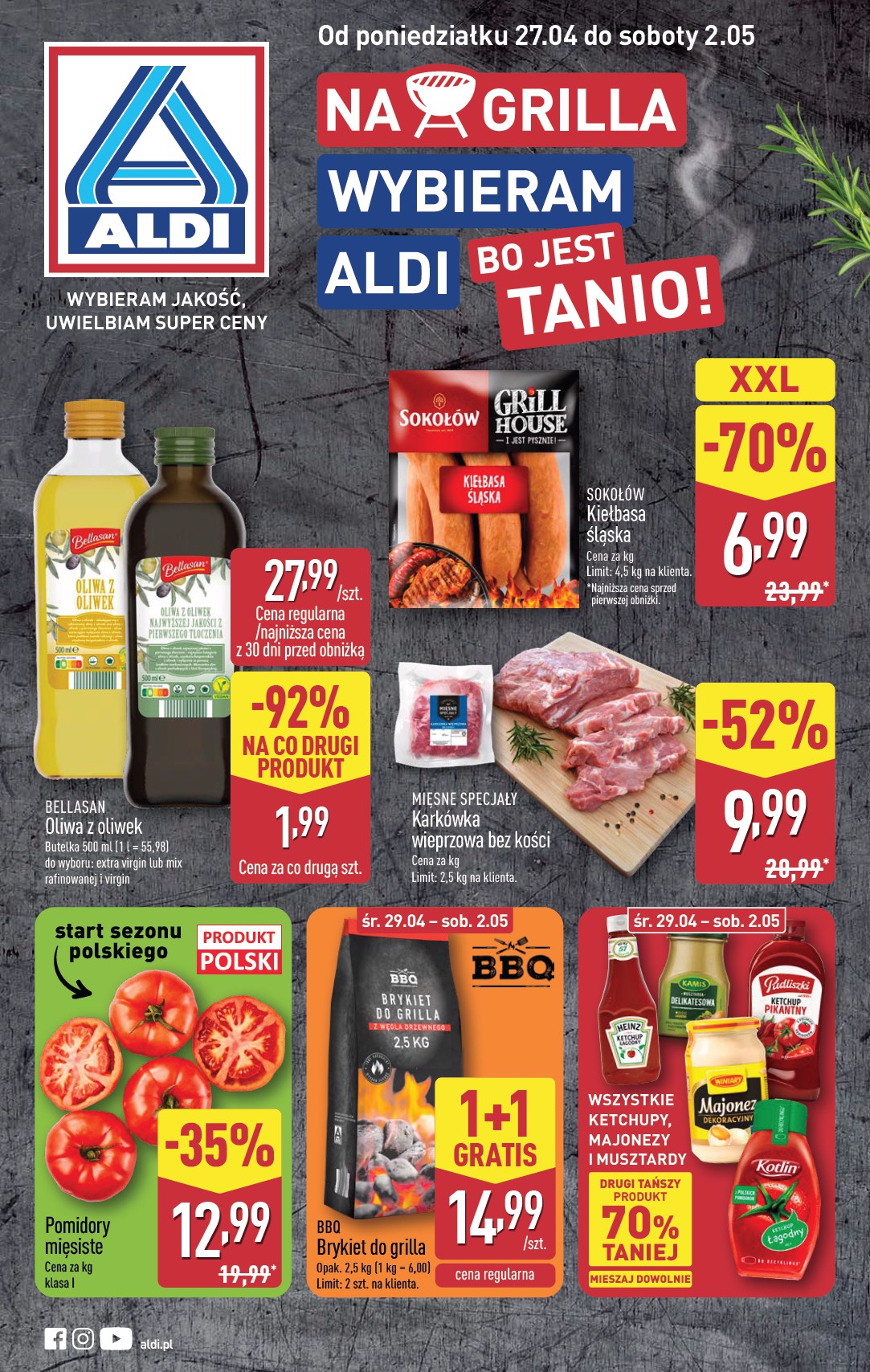 aldi - Aktualna gazetka ALDI - Na Grilla ważna od 27.04.2026 do 02.05.2026