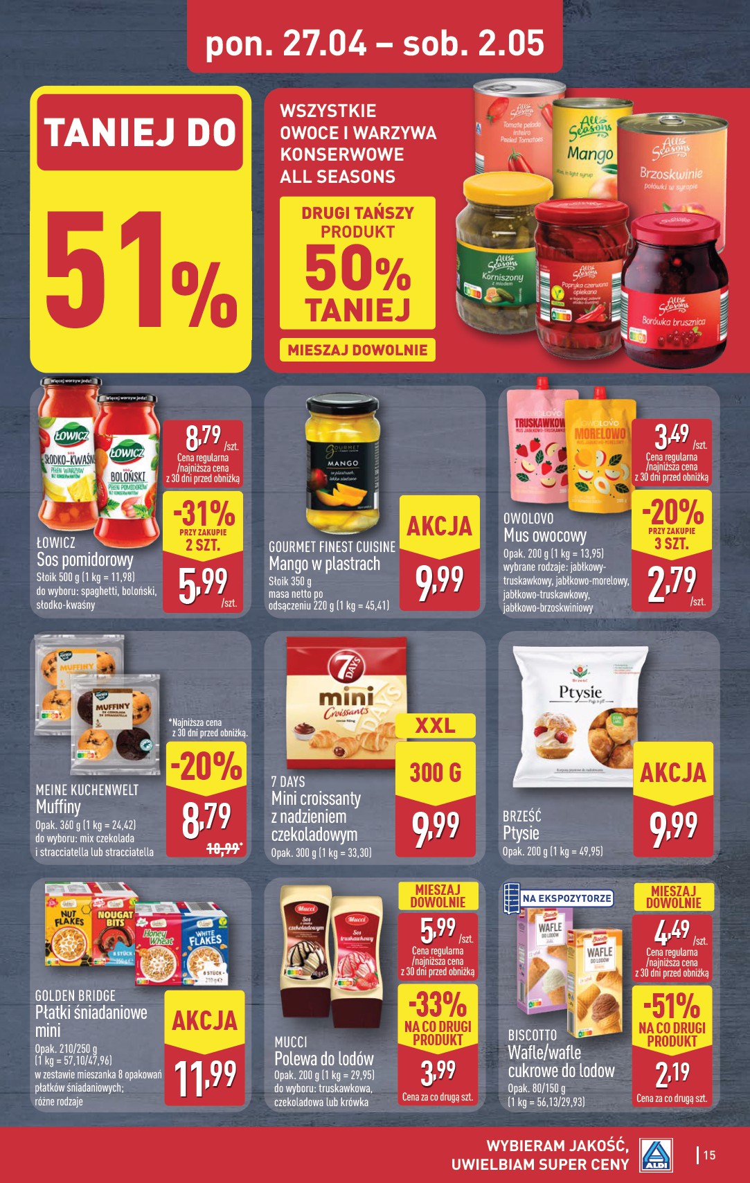 aldi - Aktualna gazetka ALDI ważna od 27.04.2026 do 02.05.2026 - page: 15