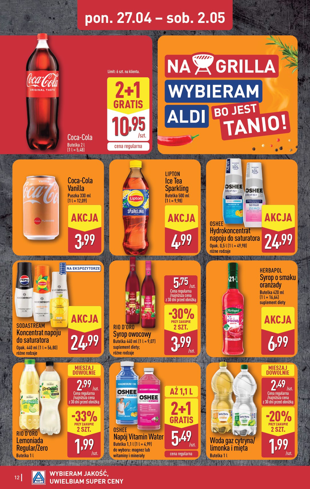 aldi - Aktualna gazetka ALDI ważna od 27.04.2026 do 02.05.2026 - page: 12