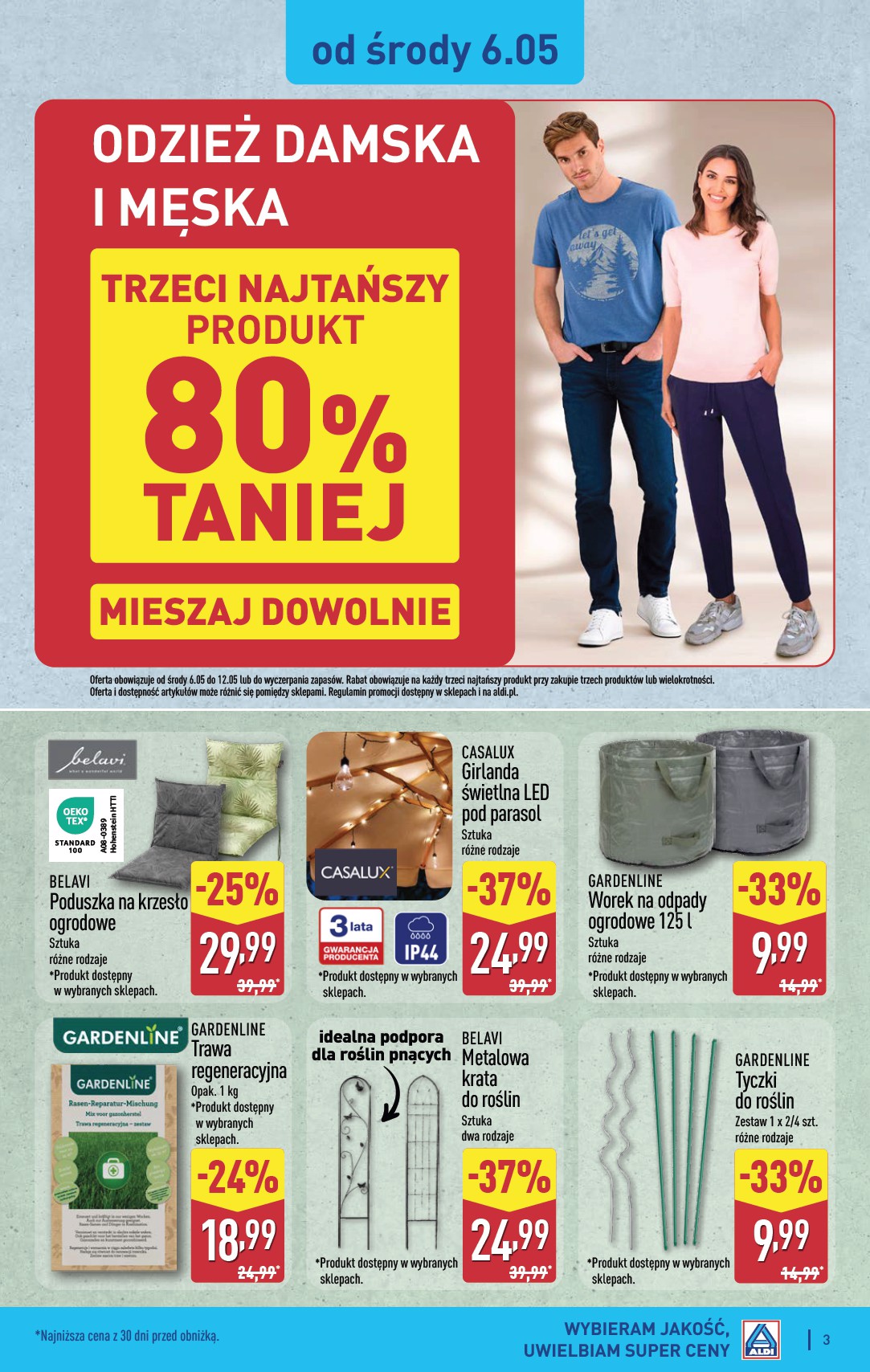aldi - Nowa gazetka ALDI - Artykuły przemysłowe i tekstylia ważna od 06.05.2026 do 09.05.2026 - page: 3