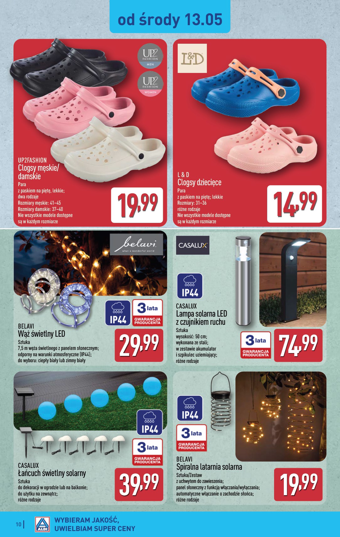 aldi - Nowa gazetka ALDI - Przygotuj się na kolejny tydzień ważna od 13.05.2026 do 16.05.2026 - page: 10