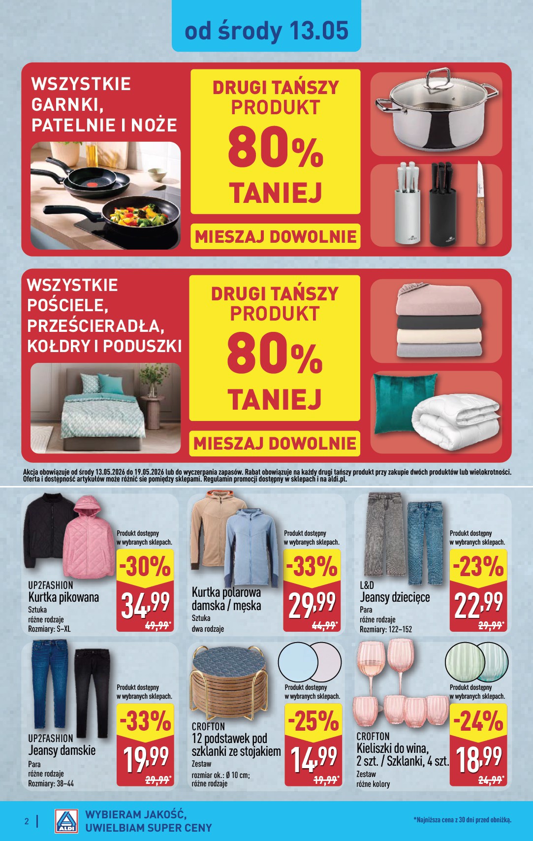 aldi - Nowa gazetka ALDI - Przygotuj się na kolejny tydzień ważna od 13.05.2026 do 16.05.2026 - page: 2