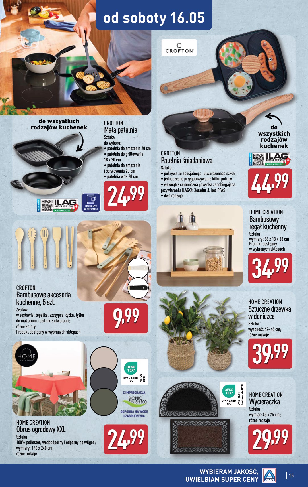 aldi - Nowa gazetka ALDI - Przygotuj się na kolejny tydzień ważna od 13.05.2026 do 16.05.2026 - page: 15
