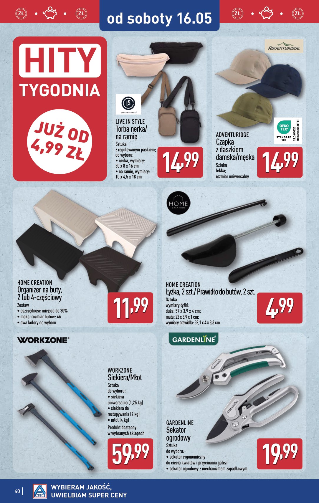 aldi - Nowa gazetka ALDI ważna od 11.05.2026 do 16.05.2026 - page: 40