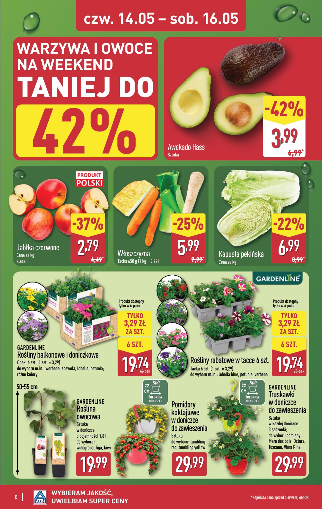 aldi - Aktualna gazetka ALDI - Oferta weekendowa ważna od 14.05.2026 do 16.05.2026 - page: 8