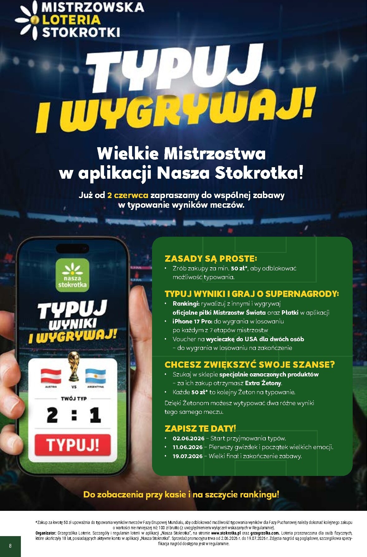 stokrotka - Nowa gazetka Stokrotka Supermarket ważna od 18.06.2026 do 24.06.2026 - page: 8