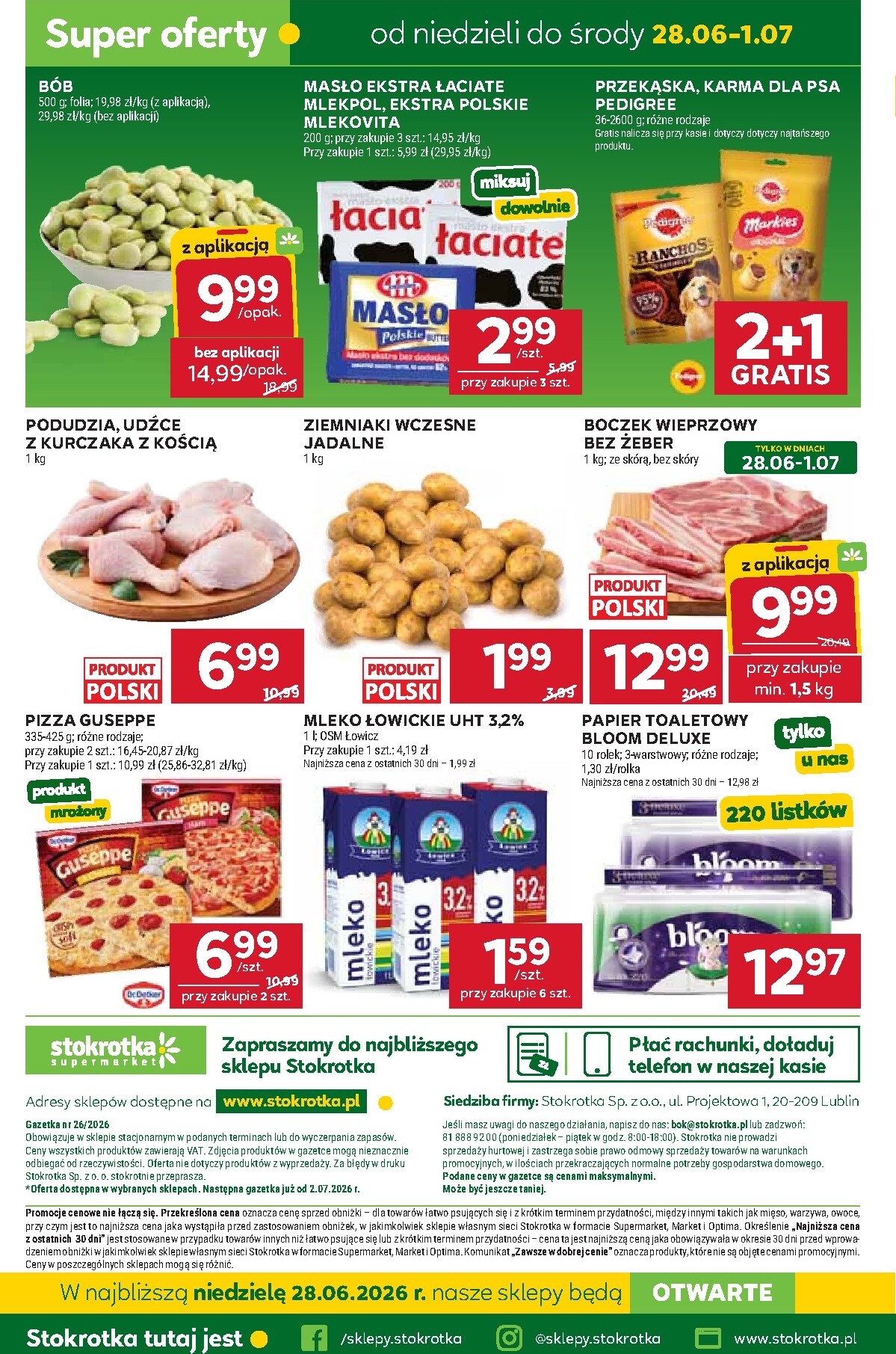 stokrotka - Aktualna gazetka Stokrotka Supermarket ważna od 25.06.2026 do 01.07.2026 - page: 50