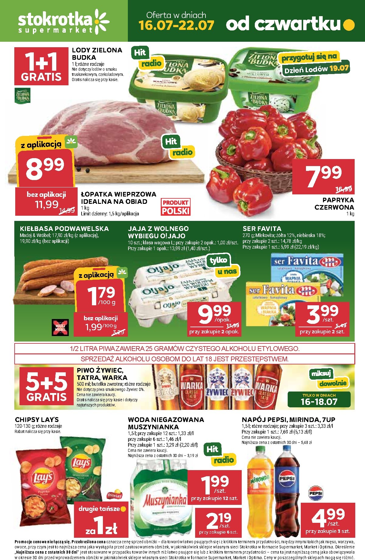 stokrotka - Nowa gazetka Stokrotka - Supermarket ważna od 16.07.2026 do 22.07.2026
