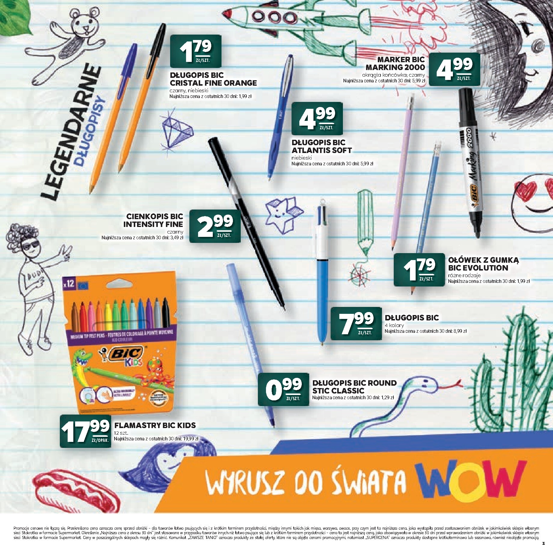 stokrotka - Nowa gazetka Stokrotka - Katalog Witaj Szkoło! ważna od 23.07.2026 do 12.08.2026 - page: 3