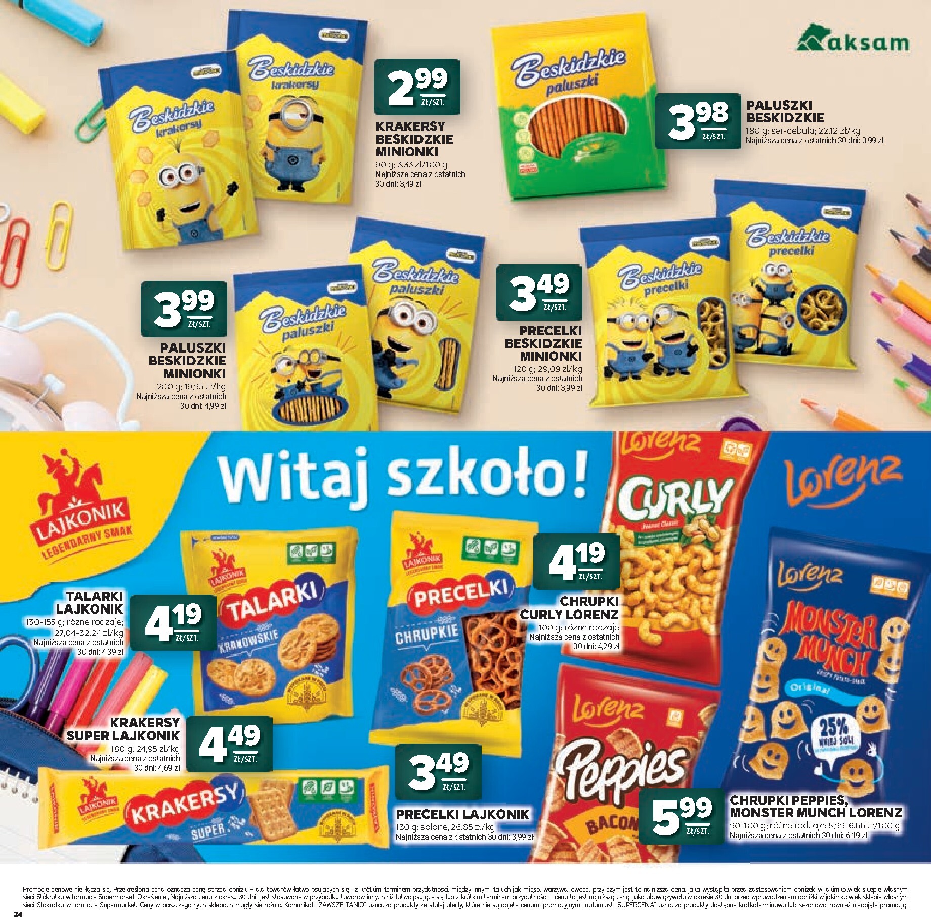 stokrotka - Nowa gazetka Stokrotka - Katalog Witaj Szkoło! ważna od 23.07.2026 do 12.08.2026 - page: 24