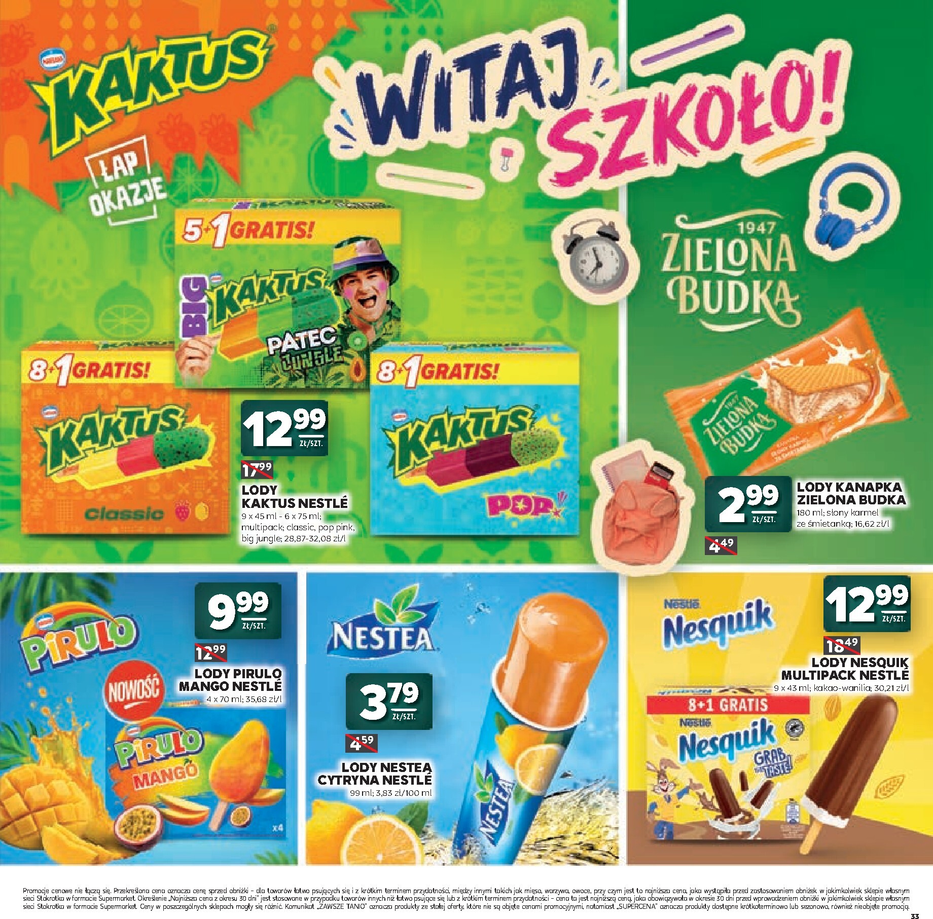stokrotka - Nowa gazetka Stokrotka - Katalog Witaj Szkoło! ważna od 23.07.2026 do 12.08.2026 - page: 33