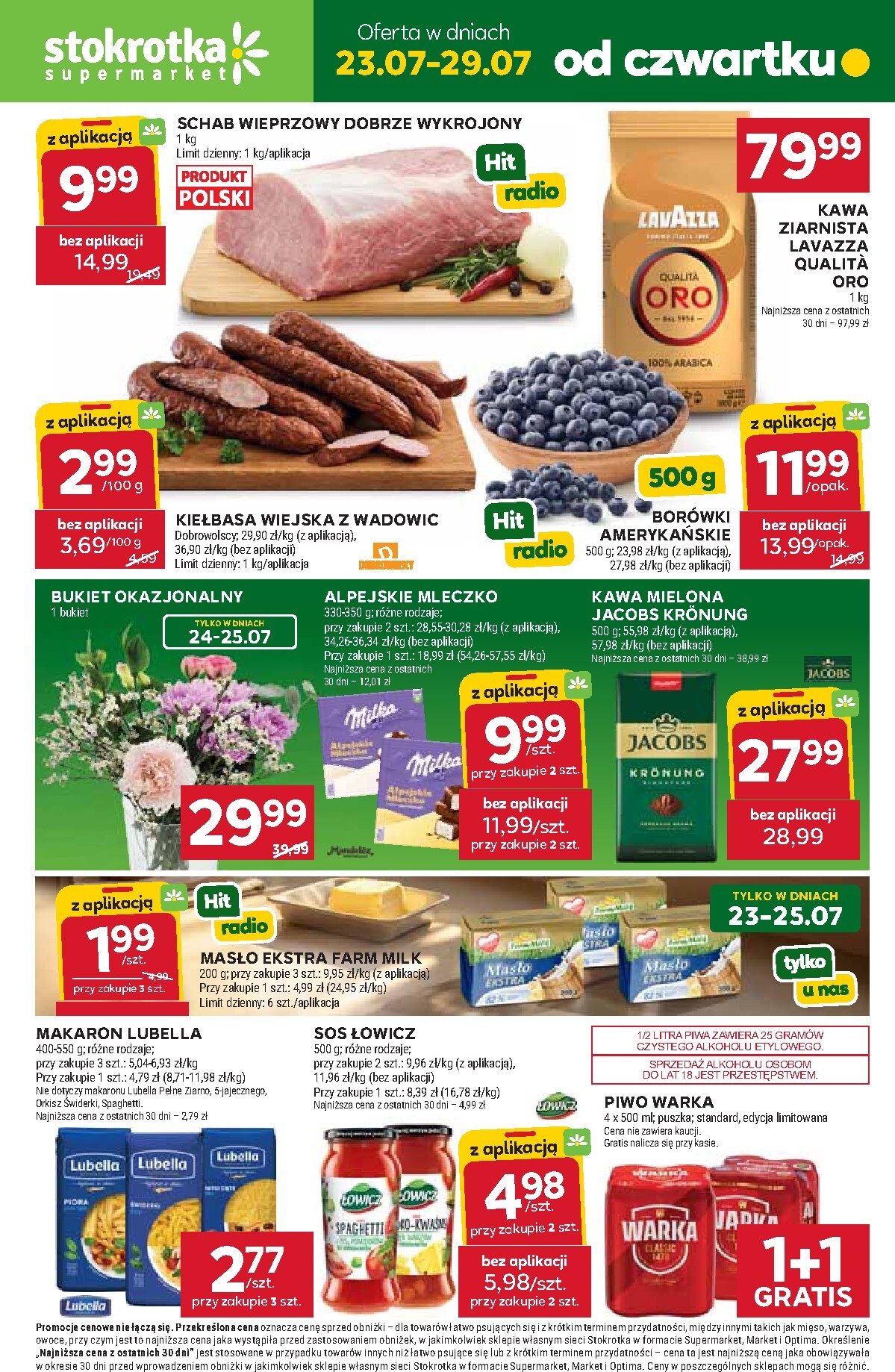 stokrotka - Aktualna gazetka Stokrotka Supermarket ważna od 23.07.2026 do 29.07.2026