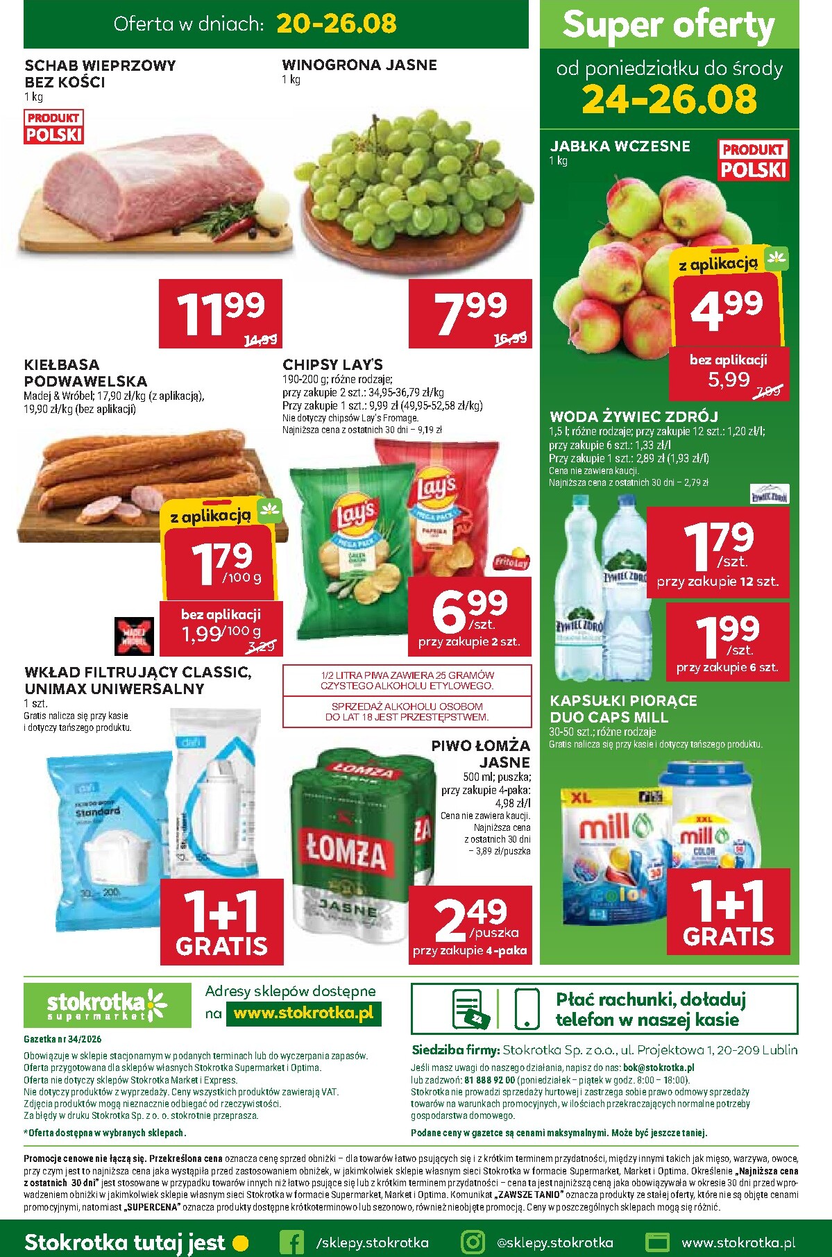 stokrotka - Aktualna gazetka Stokrotka - Supermarket ważna od 20.08.2026 do 26.08.2026 - page: 47