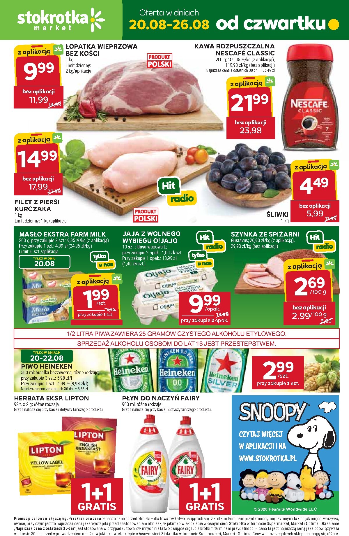 stokrotka - Aktualna gazetka Stokrotka - Market ważna od 20.08.2026 do 26.08.2026 - page: 1