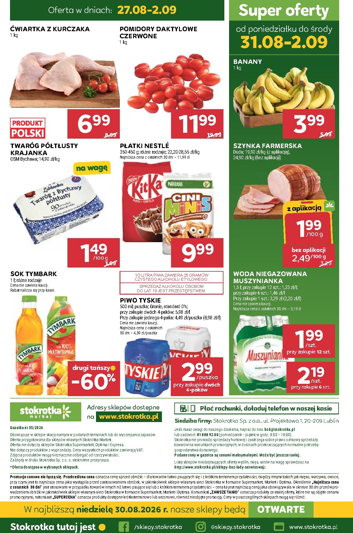 stokrotka - Aktualna gazetka Stokrotka - Market ważna od 27.08.2026 do 02.09.2026 - page: 34