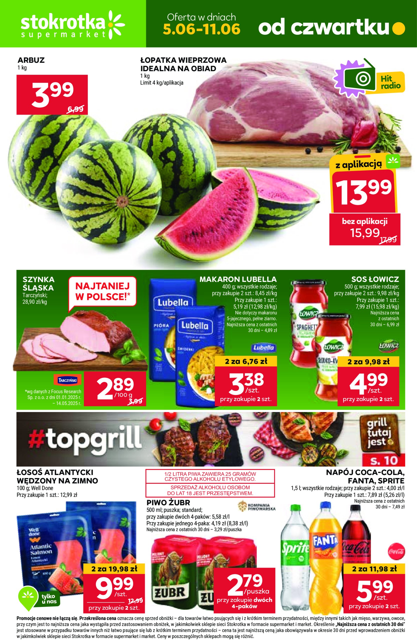 stokrotka - Gazetka Stokrotka - Supermarket ważna od 05.06. - 11.06.