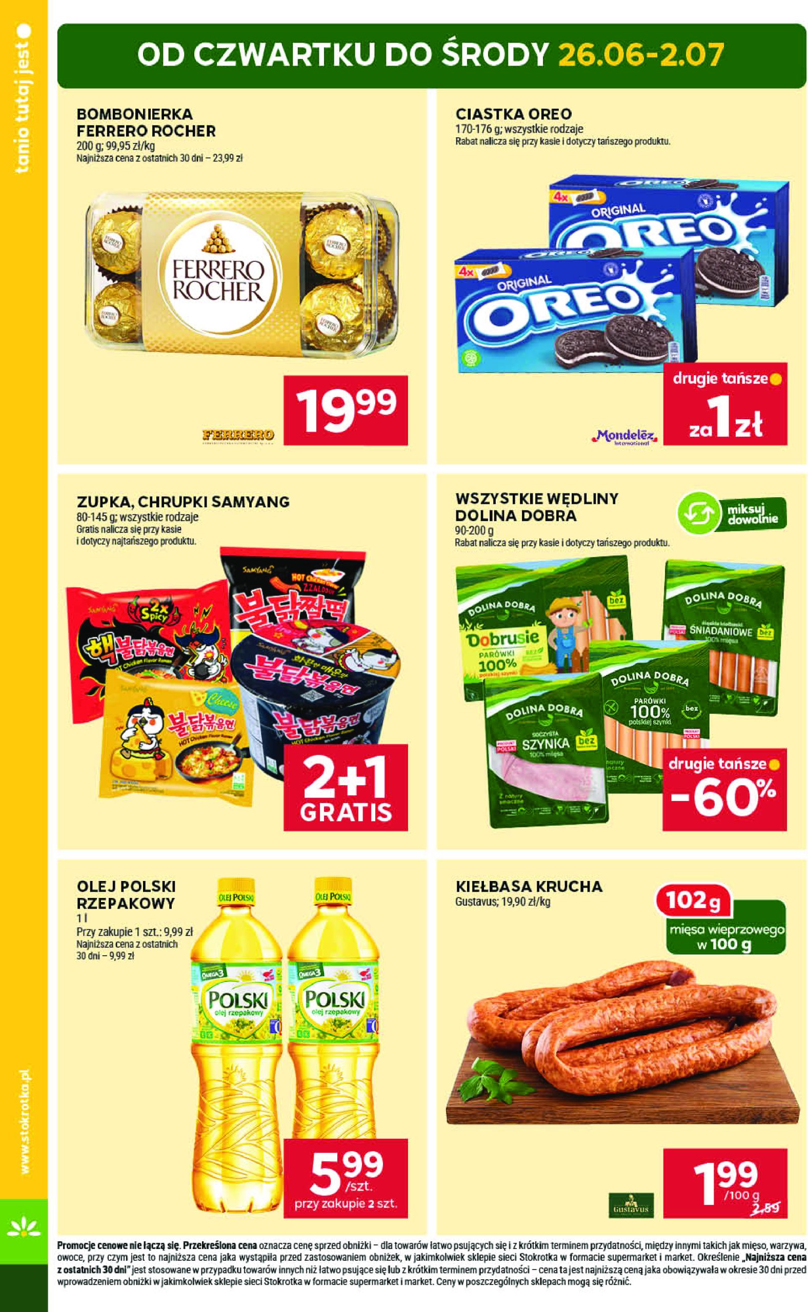 stokrotka - Gazetka Stokrotka - Supermarket ważna od 26.06. - 02.07. - page: 4 stokrotka - Gazetka Stokrotka - Supermarket ważna od 26.06. - 02.07. - page: 4
