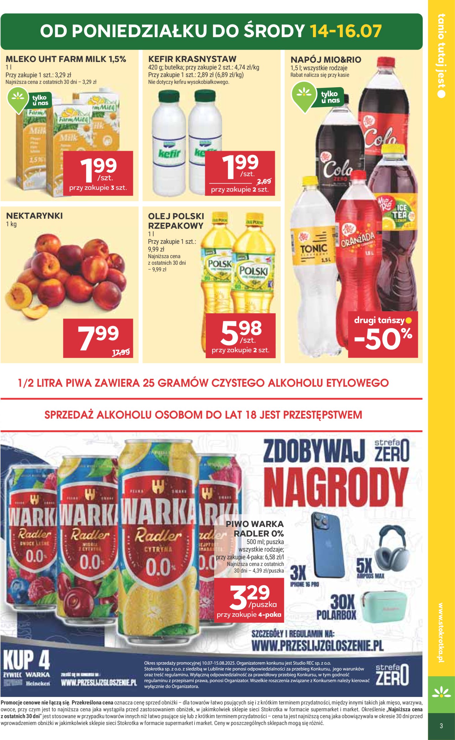 stokrotka - Gazetka Stokrotka - Supermarket ważna od 10.07. - 16.07. - page: 3 stokrotka - Gazetka Stokrotka - Supermarket ważna od 10.07. - 16.07. - page: 3