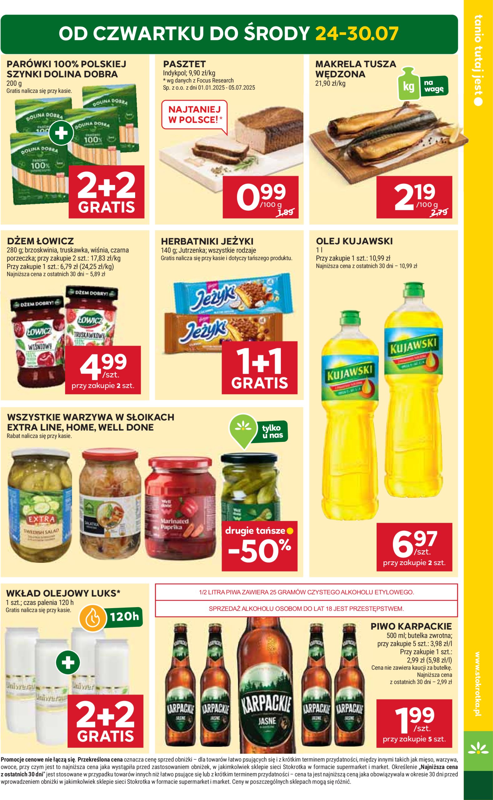 stokrotka - Gazetka Stokrotka - Market ważna od 24.07. - 30.07. - page: 3