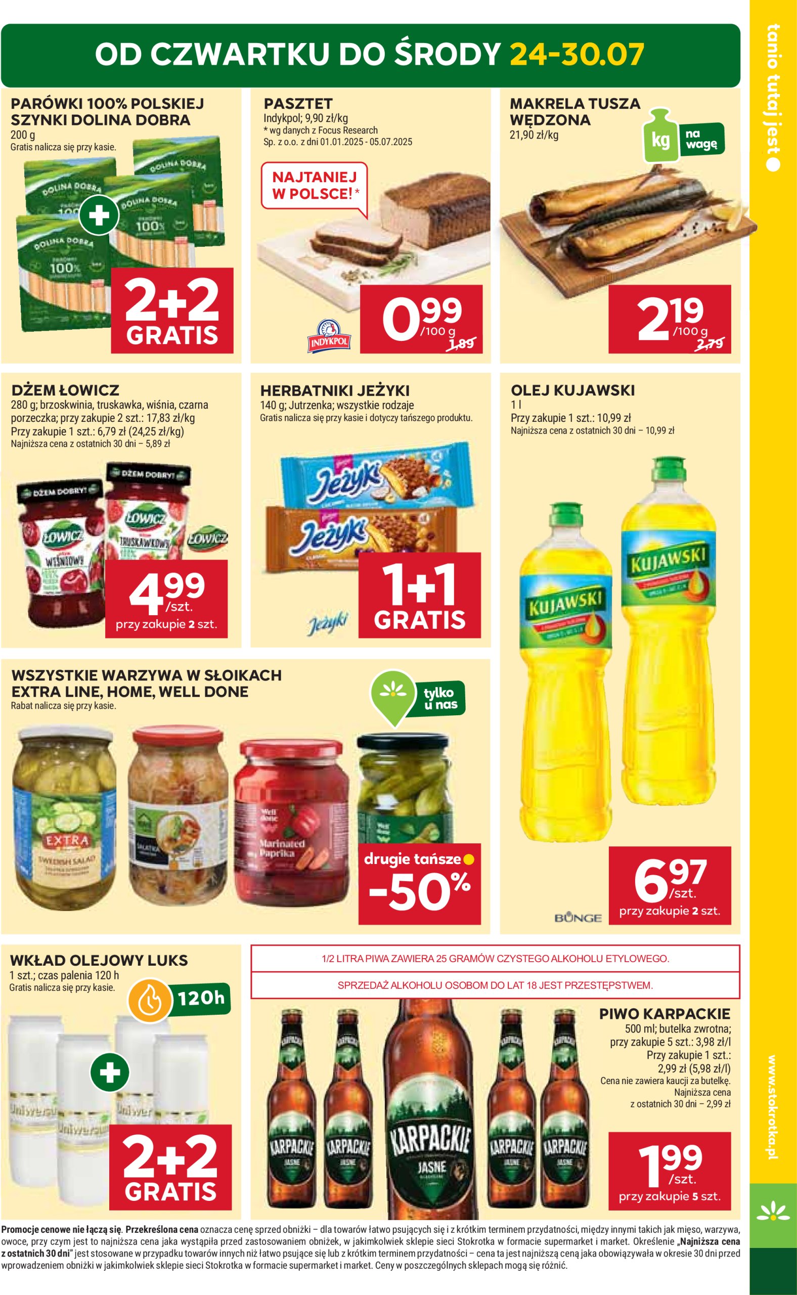 stokrotka - Gazetka Stokrotka - Supermarket ważna od 24.07. - 30.07. - page: 3 stokrotka - Gazetka Stokrotka - Supermarket ważna od 24.07. - 30.07. - page: 3