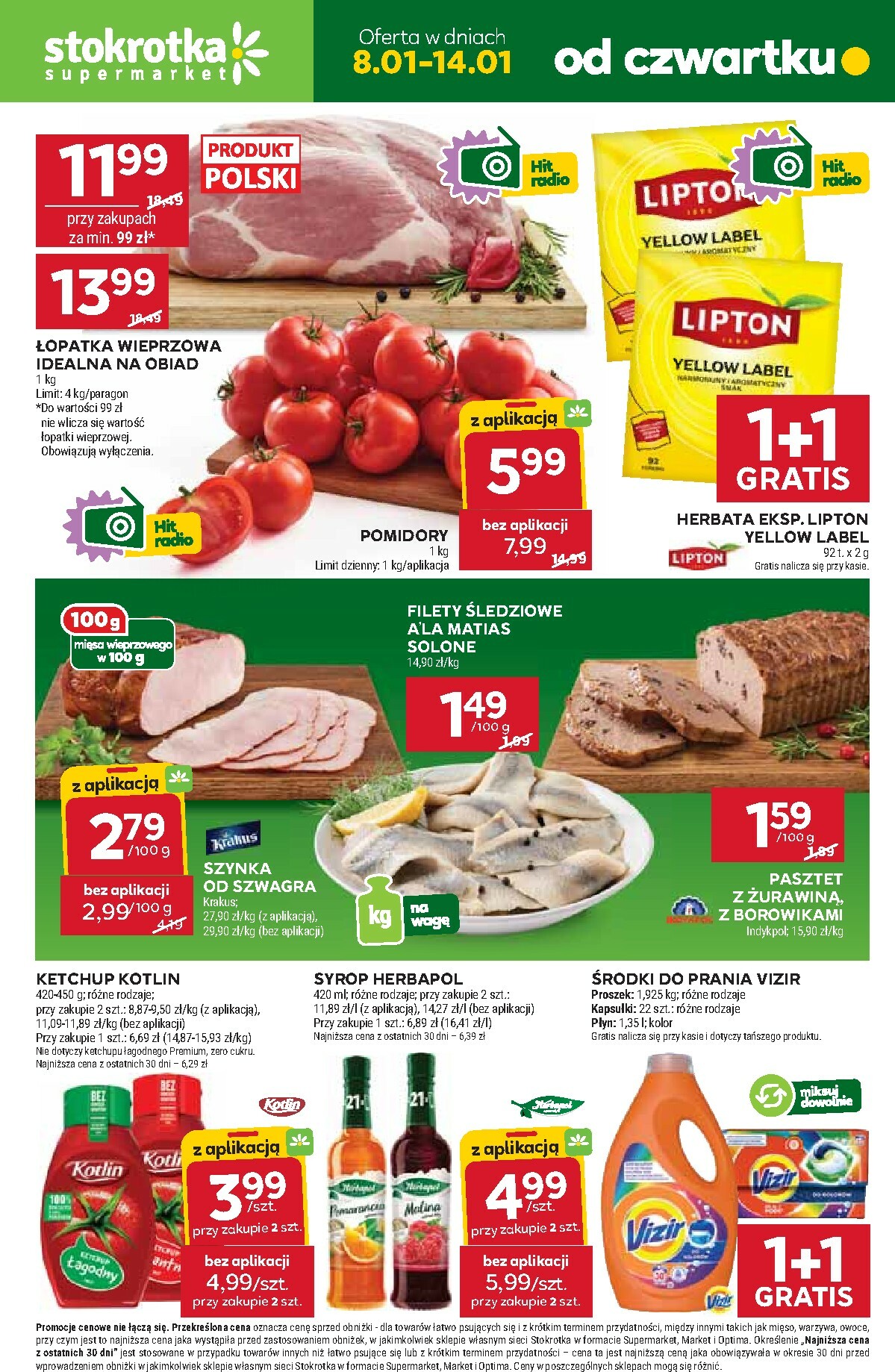 stokrotka - Gazetka Stokrotka - Supermarket - ważna od 08.01. do 14.01.