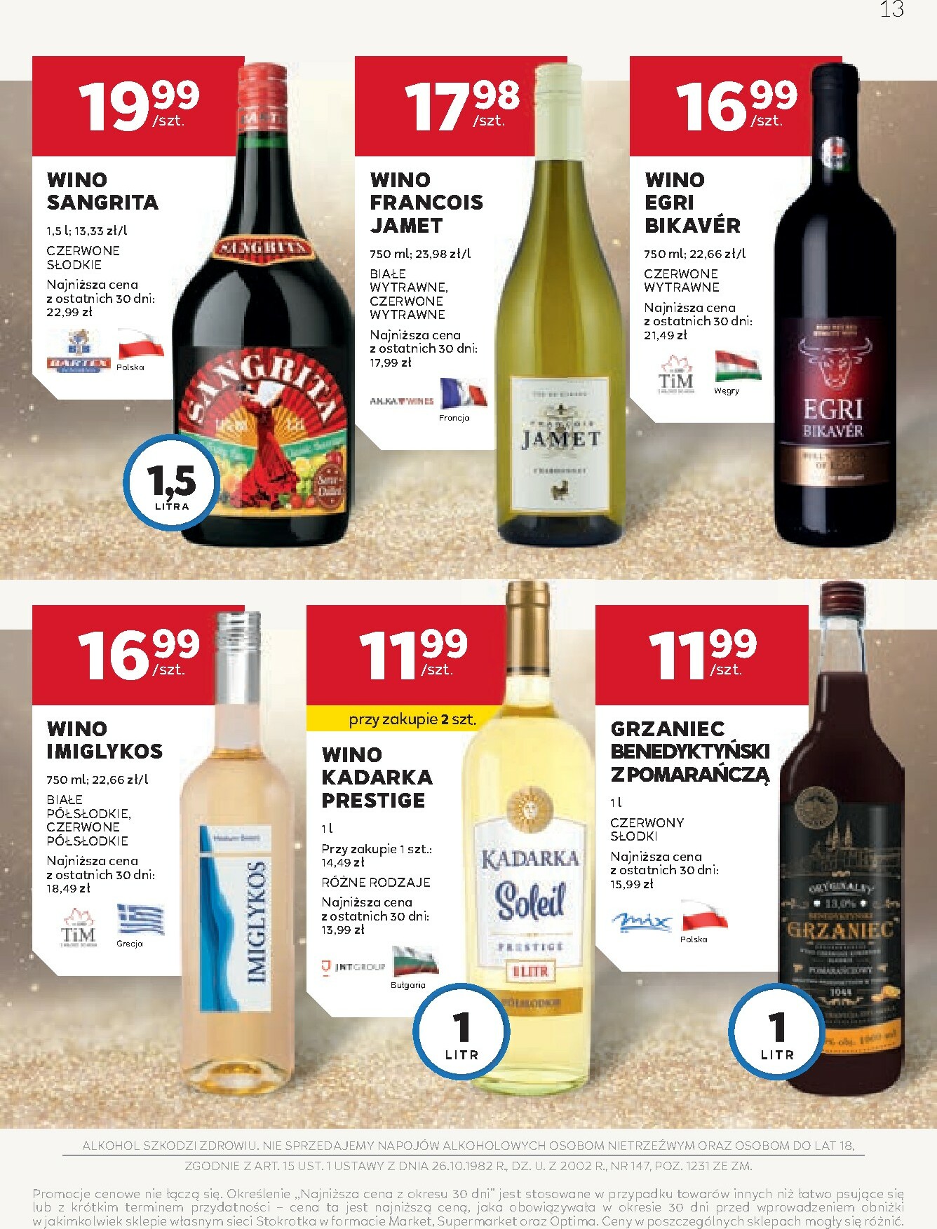 stokrotka - Gazetka Stokrotka - W dobrym smaku! - ważna od 08.01. do 28.01. - page: 13