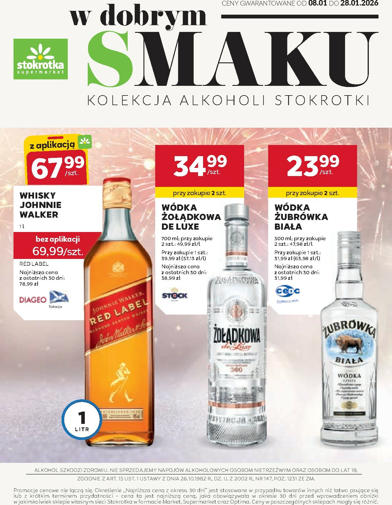 stokrotka - Gazetka Stokrotka - W dobrym smaku! - ważna od 08.01. do 28.01.