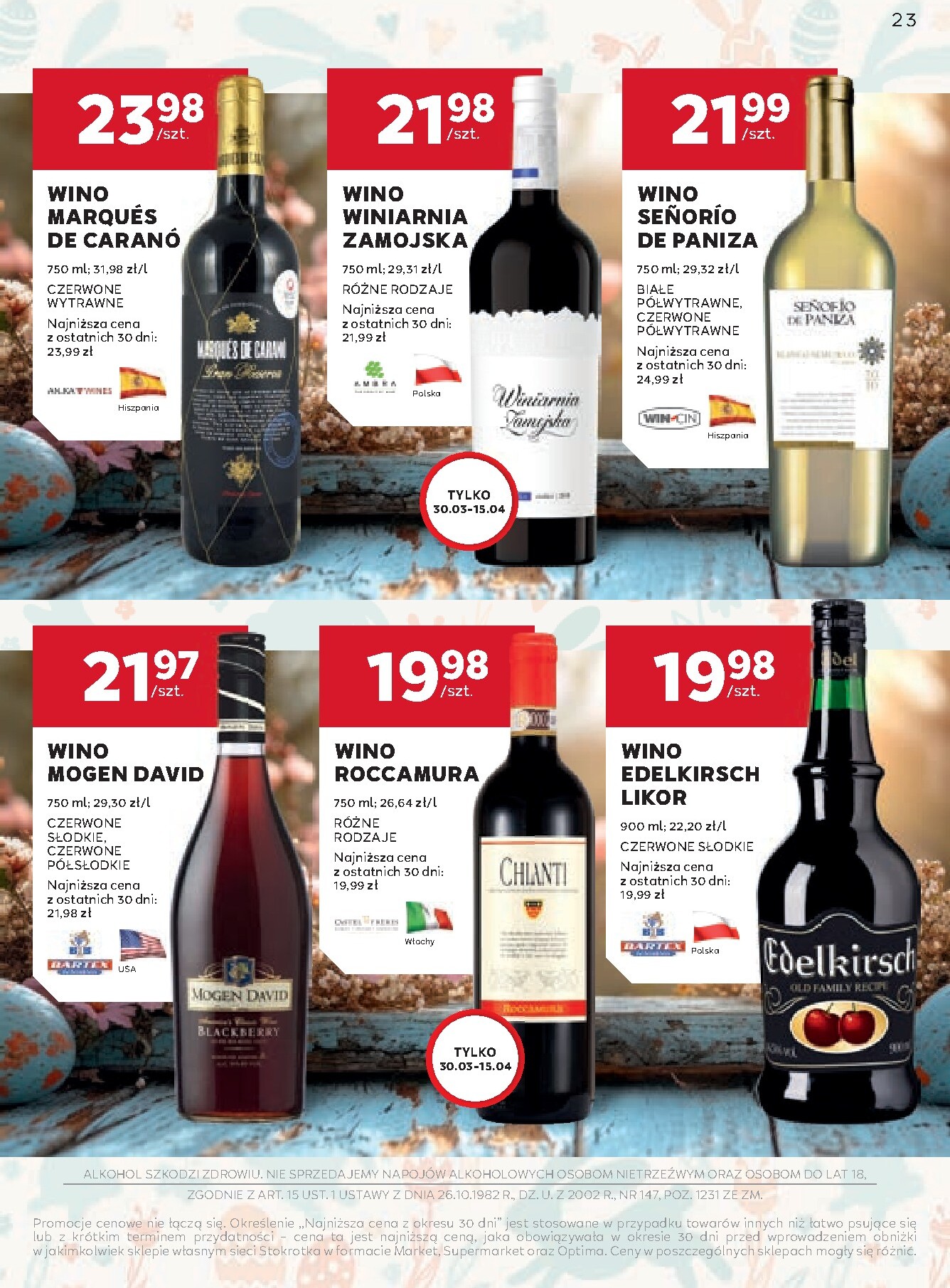 stokrotka - Gazetka Stokrotka - W dobrym smaku! - ważna od 19.03.2026 do 15.04.2026 - page: 23