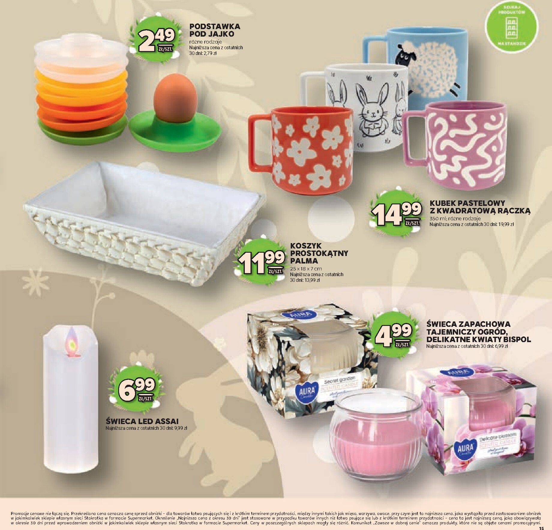 stokrotka - Gazetka Stokrotka - Katalog Wielkanocny! - ważna od 19.03.2026 do 08.04.2026 - page: 15