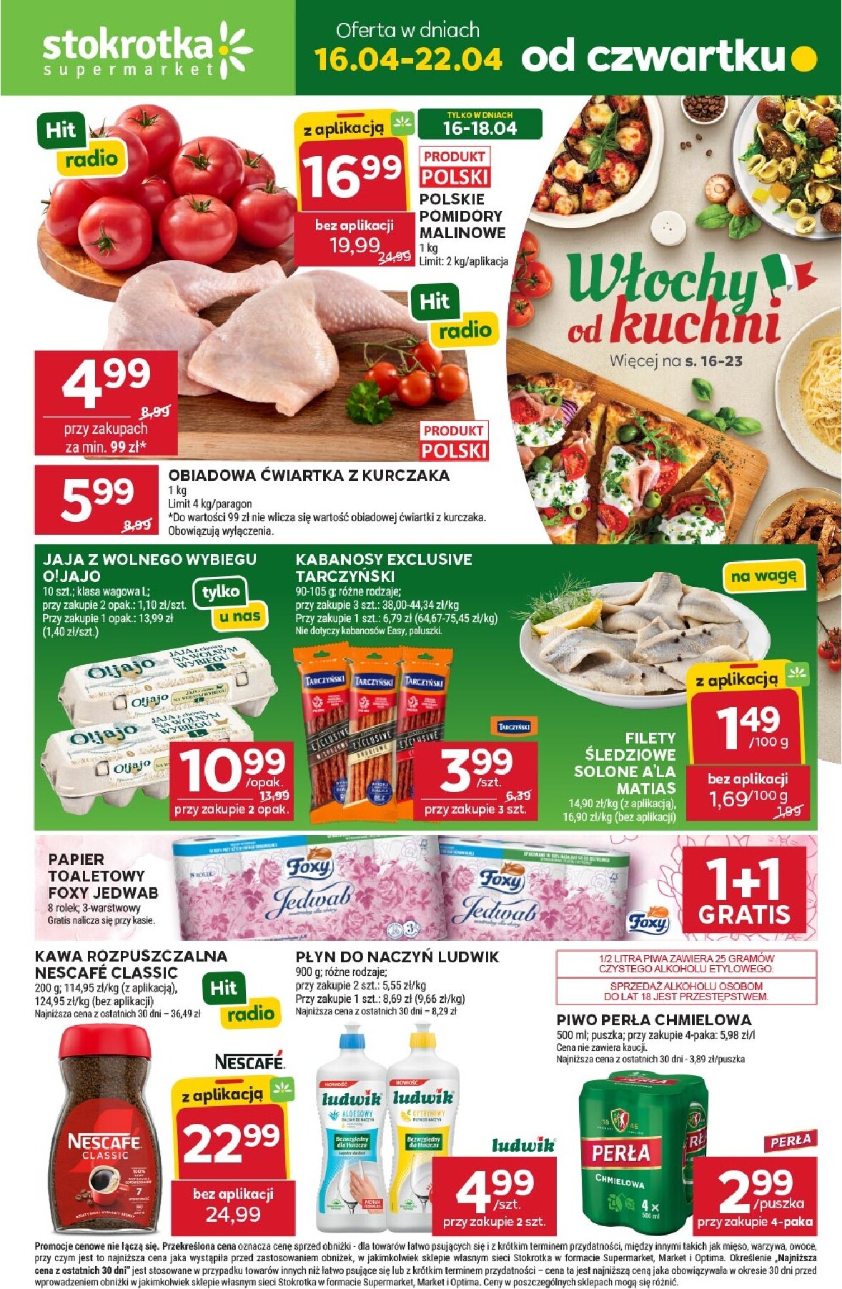 stokrotka - Aktualna gazetka Stokrotka - Supermarket ważna od 16.04.2026 do 22.04.2026