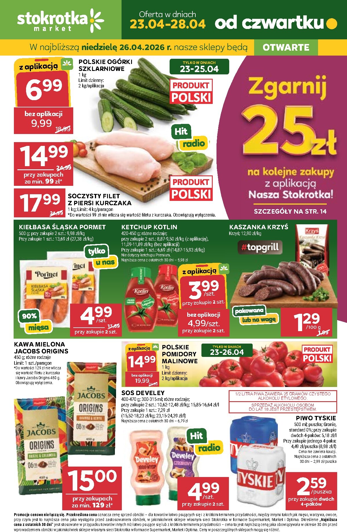 stokrotka - Aktualna gazetka Stokrotka - Market ważna od 23.04.2026 do 28.04.2026