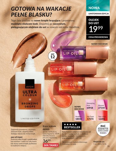 avon - Aktualna gazetka Avon ważna od 30.06.2026 do 31.07.2026 - page: 31