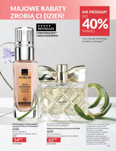 avon - Avon gazetka ważna od 01.05. - 31.05. - page: 13 avon - Avon gazetka ważna od 01.05. - 31.05. - page: 13
