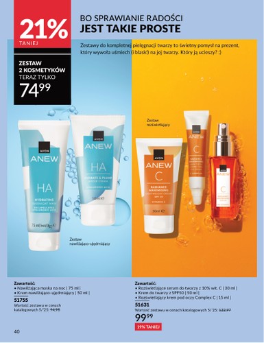 avon - Avon - Prezenty na Dzień Matki gazetka ważna od 01.05. - 31.05. - page: 40 avon - Avon - Prezenty na Dzień Matki gazetka ważna od 01.05. - 31.05. - page: 40