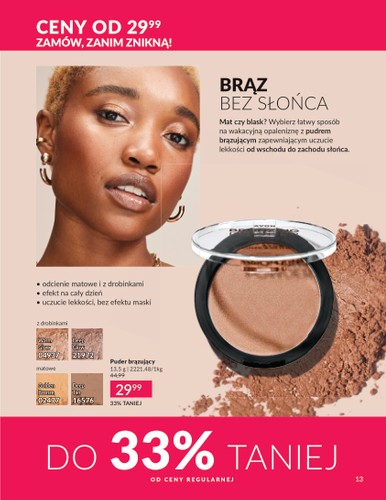 avon - Gazetka Avon - Letnia wyprzedaż ważna od 01.07. - 31.07. - page: 13