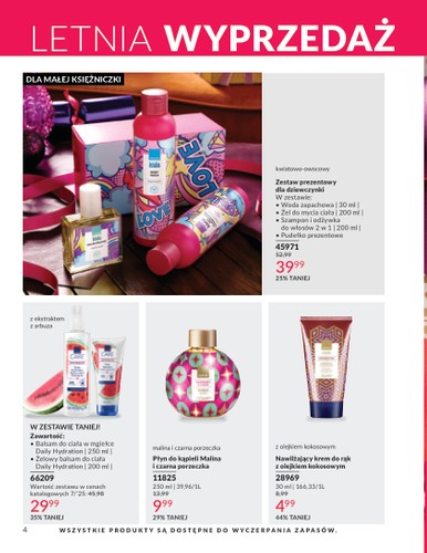avon - Gazetka Avon - Letnia wyprzedaż ważna od 01.07. - 31.07. - page: 4