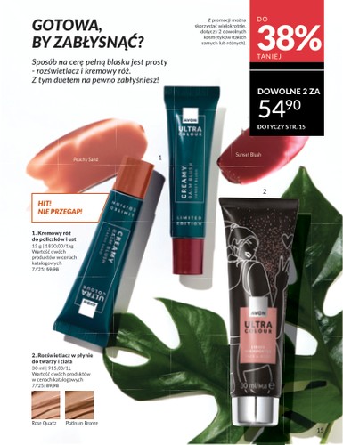 avon - Gazetka Avon - Wakacyjne inspiracje ważna od 01.07. - 31.07. - page: 15