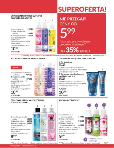 avon - Gazetka Avon ważna od 01.08. - 31.08. - page: 187