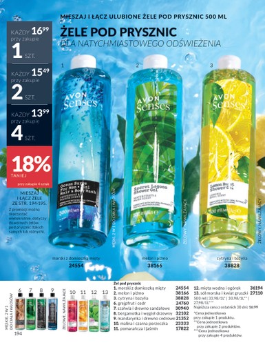 avon - Gazetka Avon - ważna od 01.09. do 30.09. - page: 194