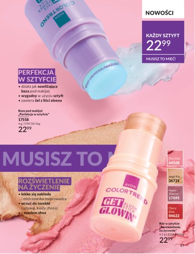 avon - Gazetka Avon - ważna od 01.09. do 30.09. - page: 37