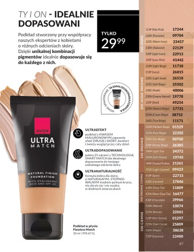 avon - Gazetka Avon - ważna od 01.10. do 30.10. - page: 67