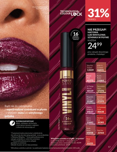 avon - Gazetka Avon - ważna od 01.10. do 30.10. - page: 57